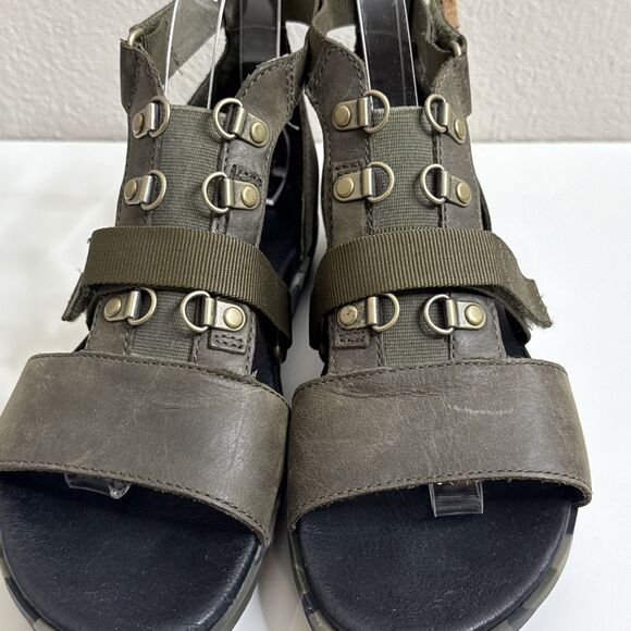 Sorel Torpeda Carly Nori Camo Gladiator Sandal Women's Size 8 Army Green - Picture 11 of 16